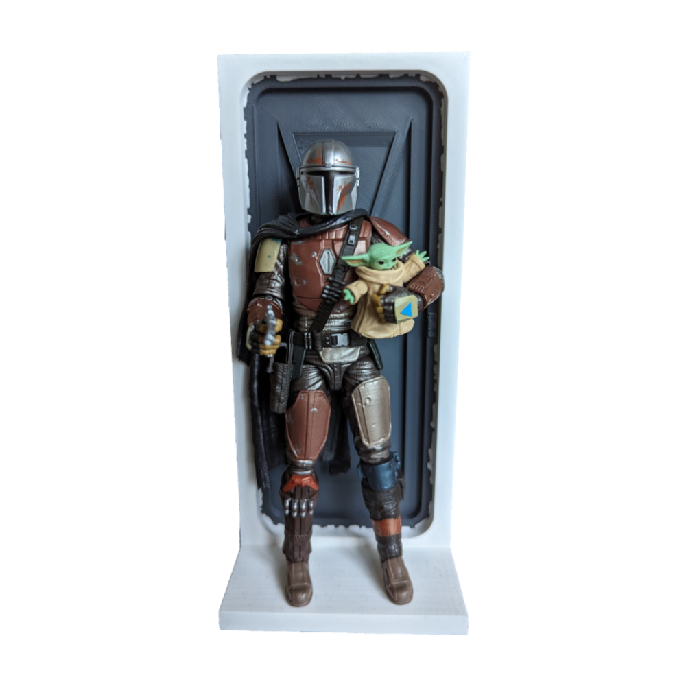 Star Wars Action Figure Stand - Hoth Echo Base Door