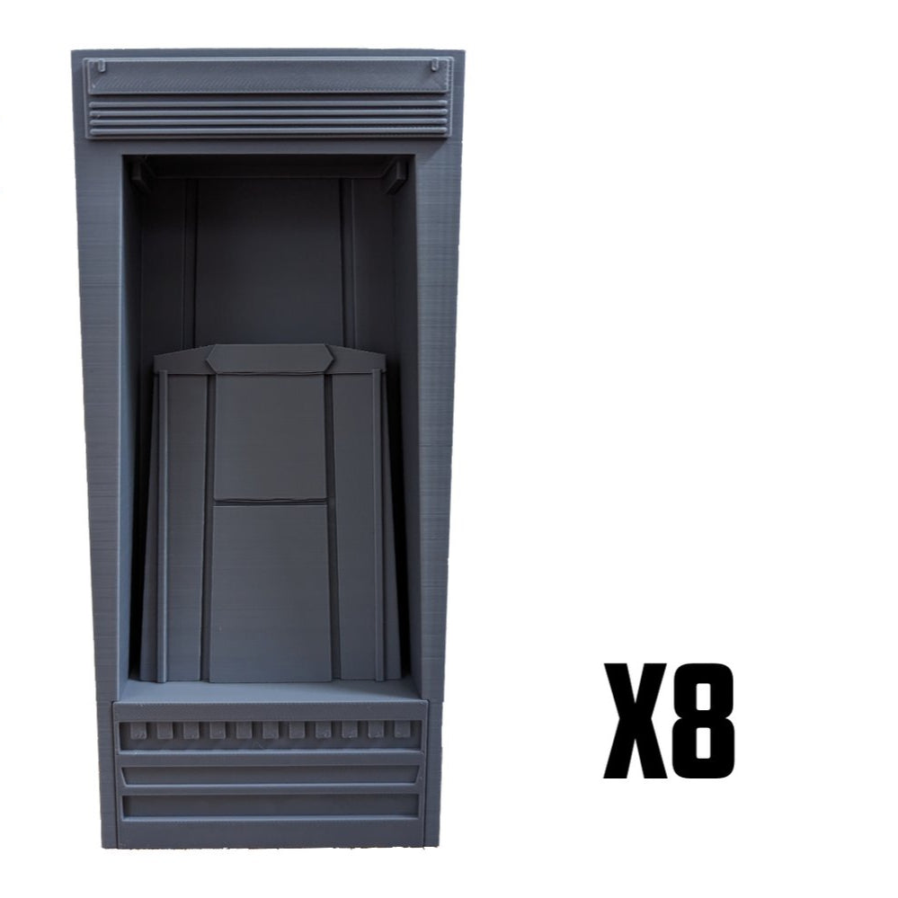 Star Wars Action Figure Death Star Conference Room Wall Panels