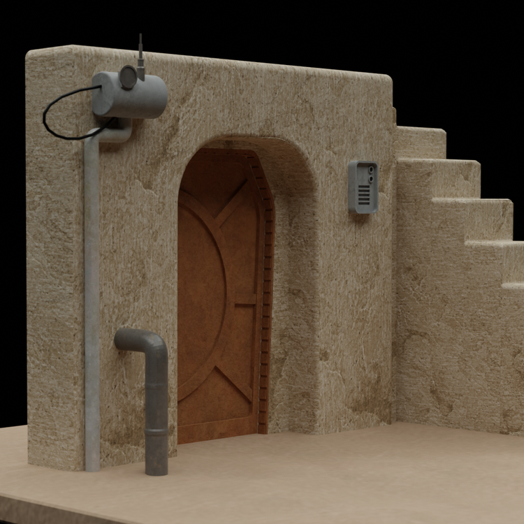 Star Wars Action Figure Display Tatooine Slave Quarters