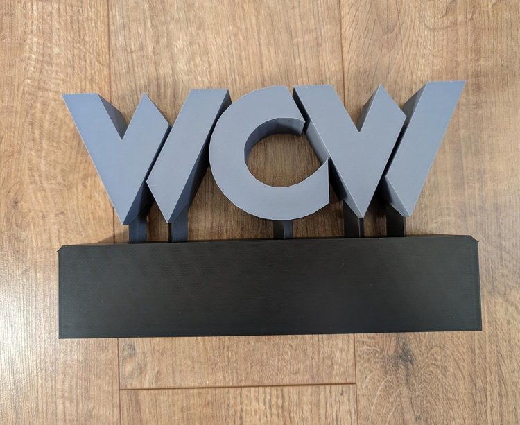 WCW Nitro Stage Sign For Wrestling Action Figures