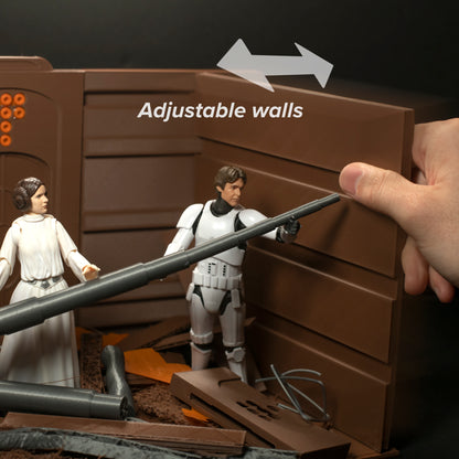 Star Wars Action Figure Trash Compactor Diorama