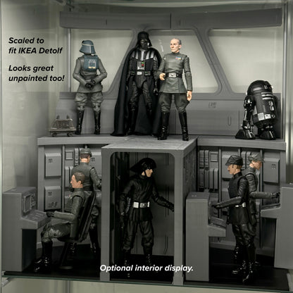 Star Wars Action Figure Star Destroyer Bridge Display Piece