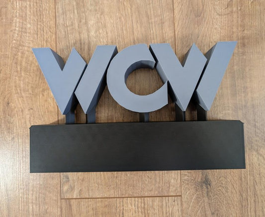WCW Nitro Stage Sign For Wrestling Action Figures